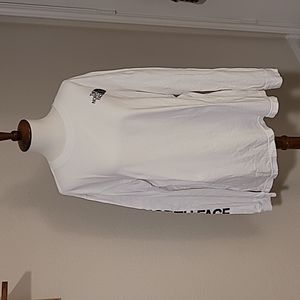 Men's The North Face white long sleeve tee